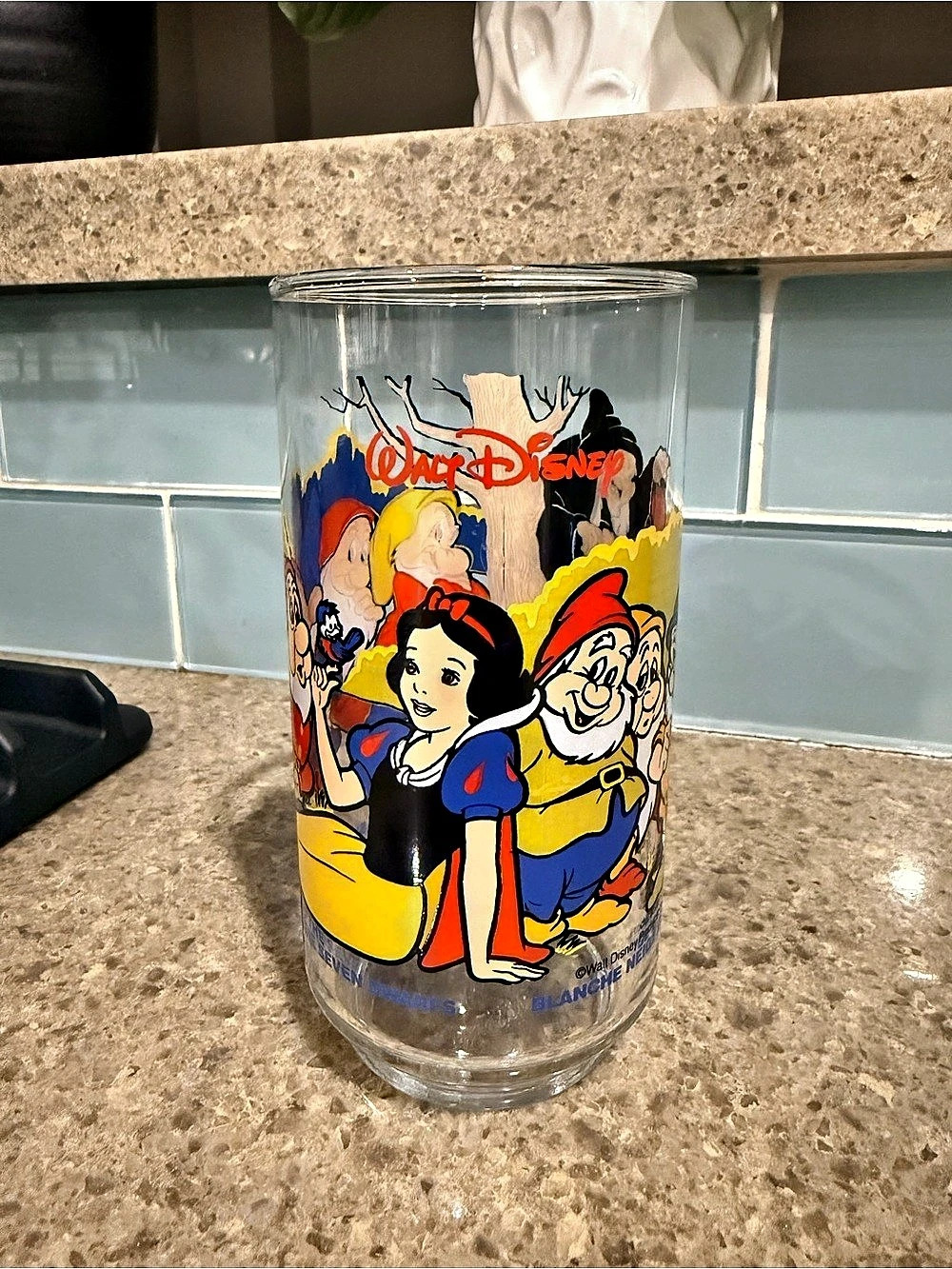 Coca-Cola Disney Snow White and the seven dwarfs Glass